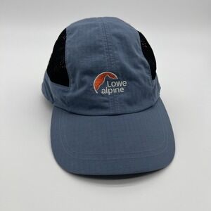 Lowe Alpine Mesh‎ Baseball Cap One Size Powder Blue Nylon Elastic Back Strap